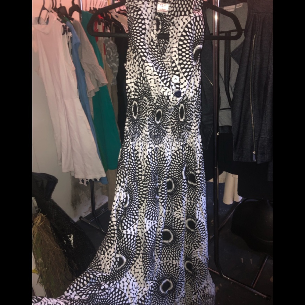 Maxi Dress of African print